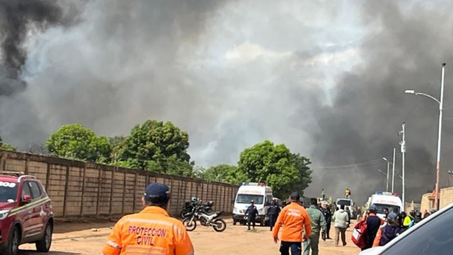 Autoridades investigan explosión que se originó en la empresa de fuegos artificiales «Gallo Verde» en Zulia