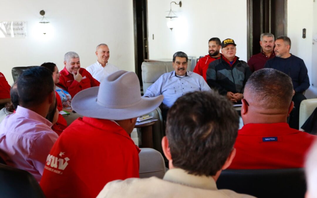 Maduro lideró este lunes jornada estratégica de trabajo con la directiva nacional del PSUV