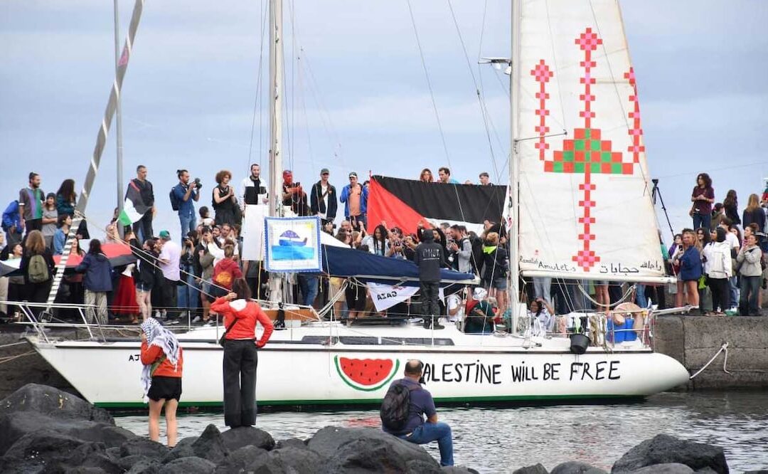 Israel traslada a puerto a tripulantes de la Flotilla y muestra un vídeo de Greta Thunberg