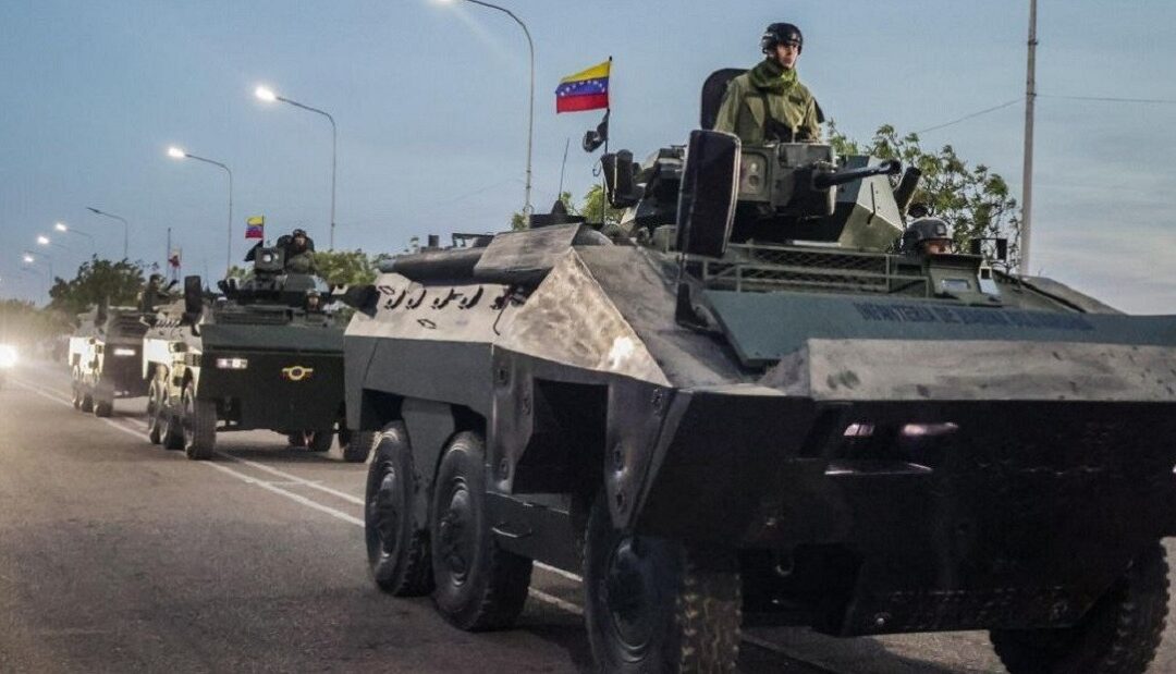 Venezuela despliega todas sus posiciones y armas desde el mar Caribe hasta la frontera con Brasil