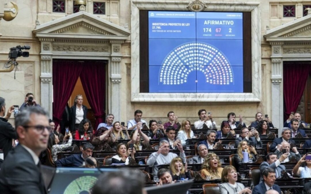 Congreso argentino limita el poder de Milei para emitir decretos de urgencia