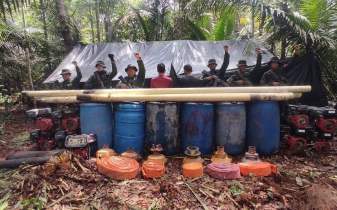FANB destruye campamento minero en Amazonas