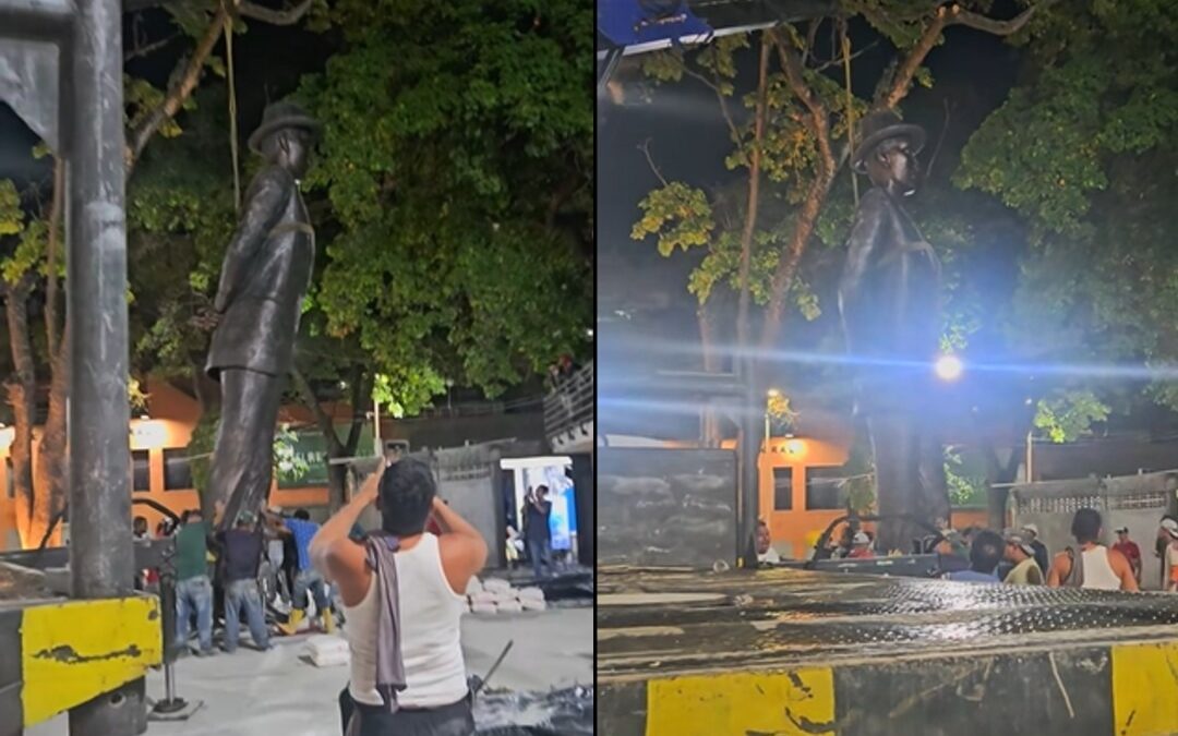 Así es la nueva estatua de José Gregorio Hernández que instalaron en la plaza La Candelaria