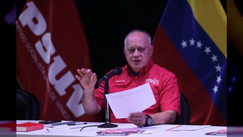 Cabello pide a militancia del Psuv organización y «calma» frente a «amenazas externas»