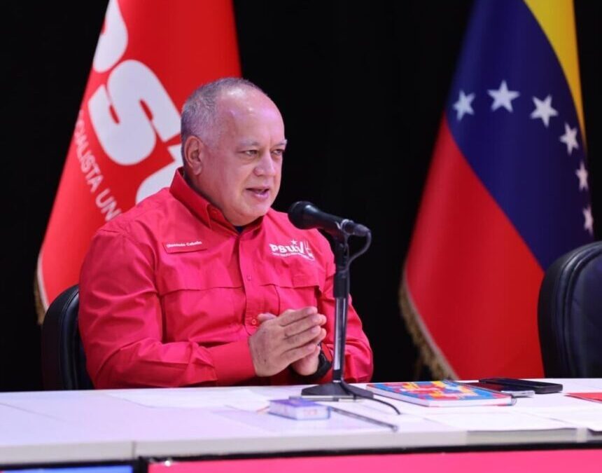 Diosdado Cabello dice que no existe negociación con la oposición: «Aquí hubo elecciones y las ganó Maduro, no ninguno de ellos»