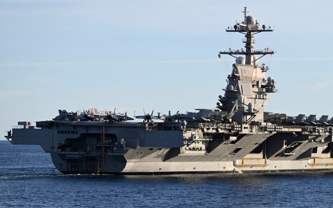 Comando Sur confirmó que el portaviones USS General R. Ford entró al mar Caribe para combatir el narcoterrorismo