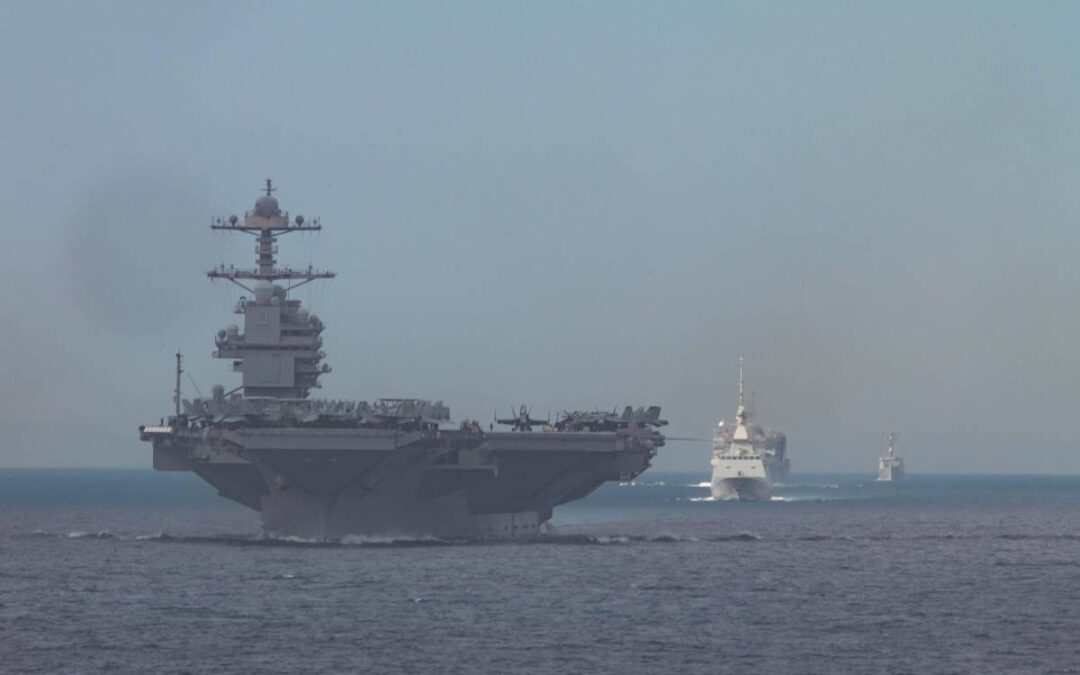 Portaaviones Gerald R. Ford se incorpora al despliegue militar de Estados Unidos en el Caribe