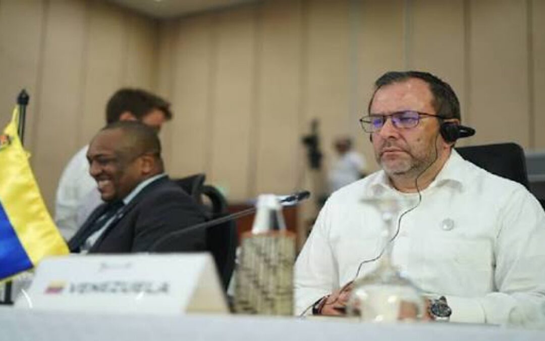 Canciller Yván Gil pide en la Cumbre CELAC-UE postura firme contra la militarización de EE. UU. en el Caribe