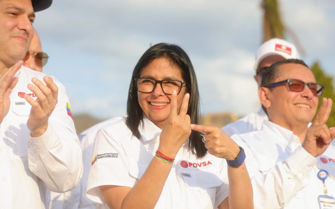 Presidenta (E) Delcy sobre Ley de Hidrocarburos: “Que esos barriles se conviertan en salario y alimentación”