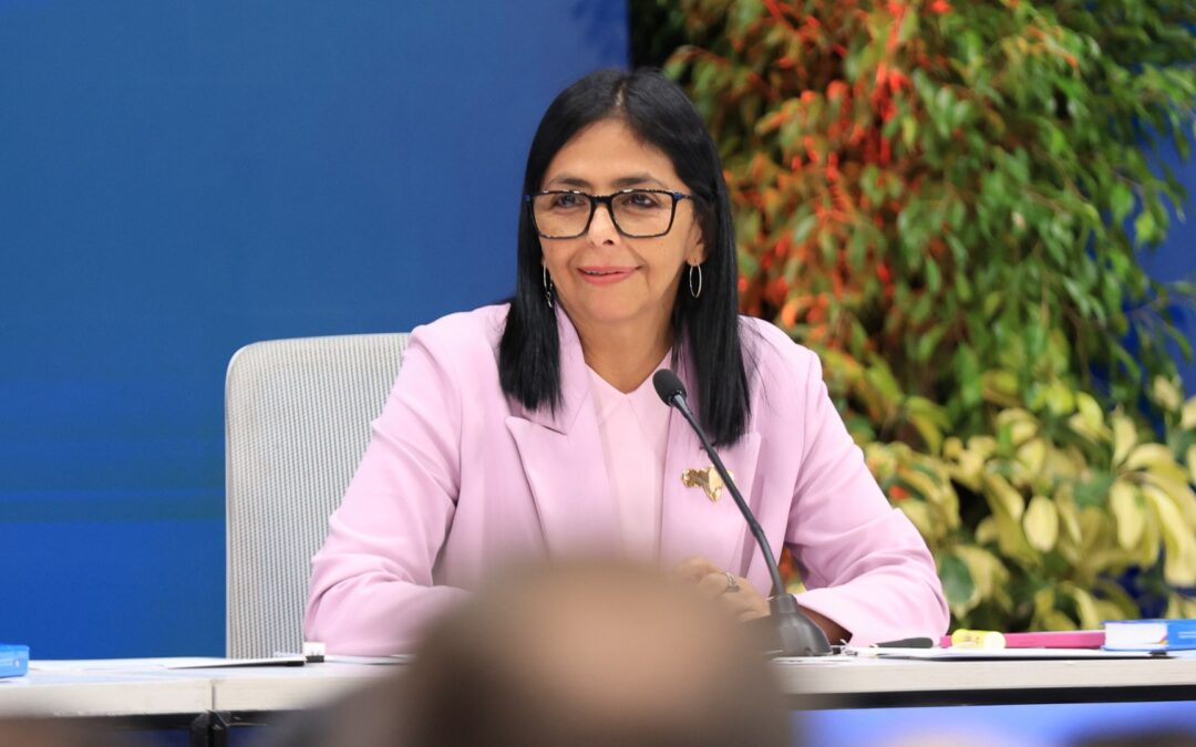 Delcy Rodríguez proyecta inversión de 1.400 millones de dólares para fortalecer el Motor Hidrocarburos en 2026