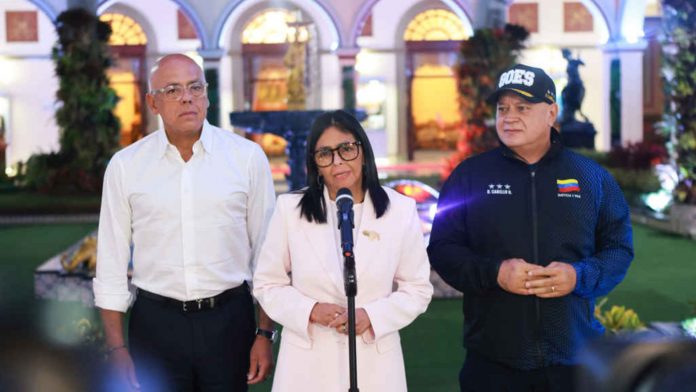 Delcy Rodríguez afirma que Venezuela busca un «camino de respeto» en sus diálogos con la Casa Blanca