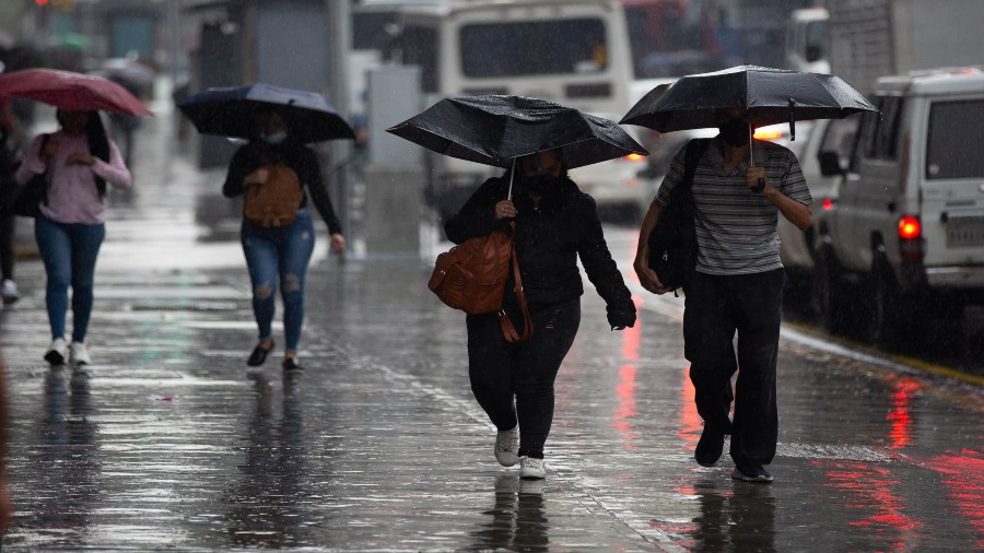 Inameh prevé lluvias y lloviznas dispersas en varios estados del país este domingo