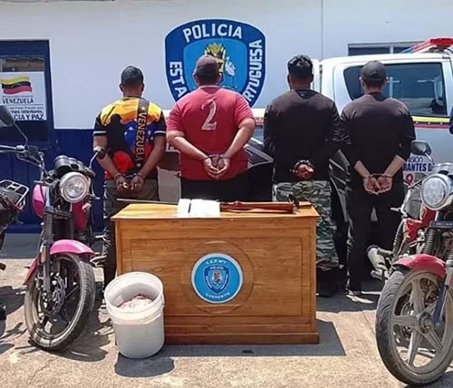 Detienen a cuatro hombres por caza ilegal de fauna silvestre en el municipio Guanarito de Portuguesa