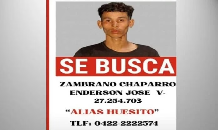 Alias “Huesito” se quita las esposas y se fuga del comando apenas dos horas después de su captura