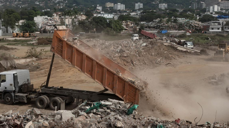 Gobierno desmiente que los escombros de La Guaira hayan sido arrojados al mar y anuncia su reutilización tecnológica