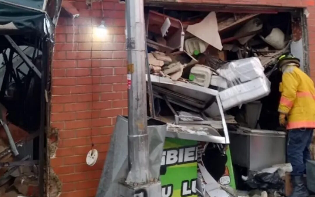 Dos heridos dejó explosión de bombona en la Avenida Victoria de Caracas